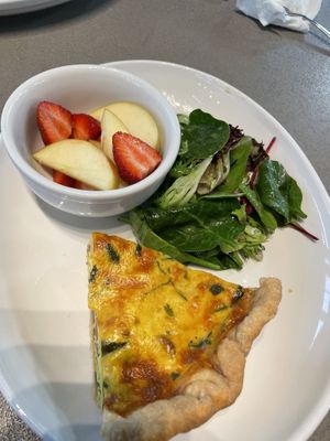 Quiche!!  at Looking Meadow Cafe in Maplewood