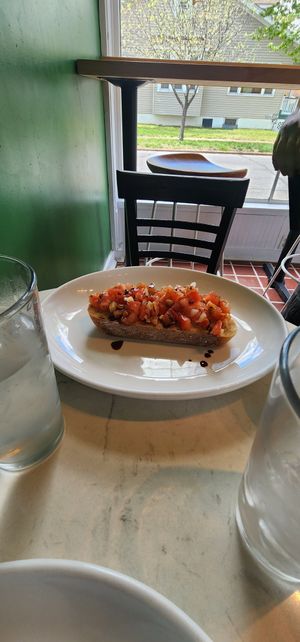 Bruschetta at Looking Meadow Cafe in Maplewood