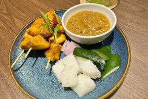 Mushroom satay  at SAVOR in Kuala Lumpur