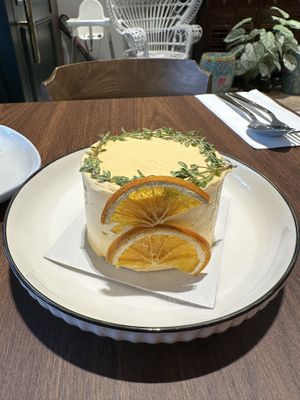 Gluten free carrot cake is really good too. Cake is fresh and moist and the cream is light!   at SAVOR in Kuala Lumpur