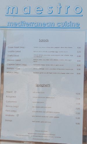  at Maestro in Rhodes