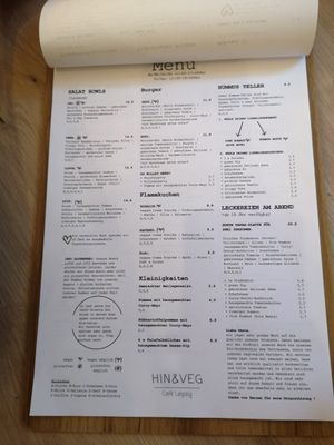 Nachmittagsmenü at Café Hin & Veg in Leipzig