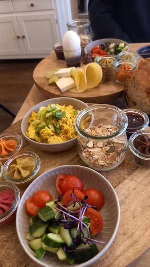 Berta and Benno breakfasts at Café Hin & Veg in Leipzig