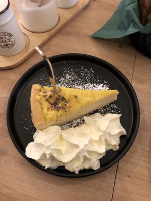 glutenfree cheesecake   at Café Hin & Veg in Leipzig