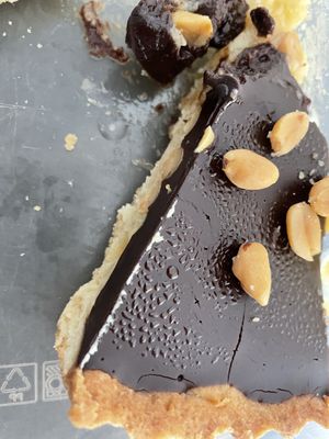 Snickers pie  at Café Hin & Veg in Leipzig