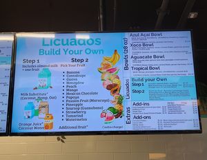 Bowls Menu (as of August 2025) at Xocotl Fresco & Natural in Portland