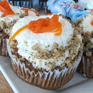 Carrot Cupcakes are always a favorite at 5b's Bakery in Concrete