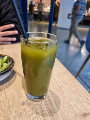 Matcha Eistee at Orizuru Ramenbar in Heidelberg