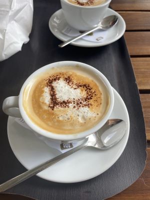 Cappuccino with soya milkk  at Balu in Vaduz