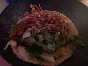 Eggplant barbacoa  at Mission Taqueria in Philadelphia