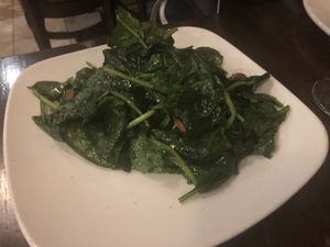 Sautéed spinach  at 3 Brothers Pizza Cafe in Farmingdale