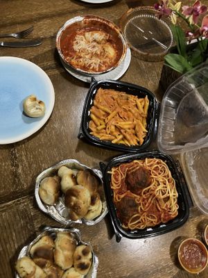 $60ish worth of food at 3 Brothers Pizza Cafe in Farmingdale