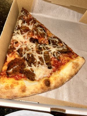 Eggplant vegan slice  at 3 Brothers Pizza Cafe in Farmingdale