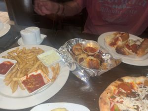 French fries at 3 Brothers Pizza Cafe in Farmingdale