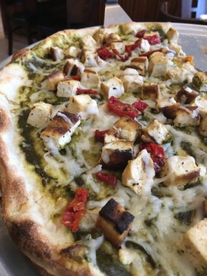 Pesto and sun dried tomato tofu  at 3 Brothers Pizza Cafe in Farmingdale