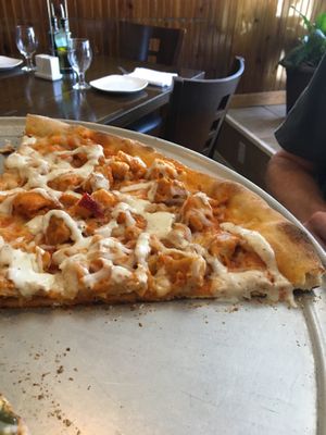 Buffalo seitan  at 3 Brothers Pizza Cafe in Farmingdale