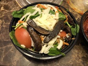 Baby spinach salad at 3 Brothers Pizza Cafe in Farmingdale