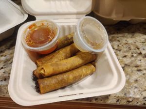 Spring rolls at O.G. Lola's - Pop Up in Pensacola