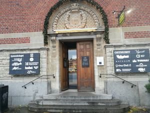 Entrance to the market at Vegeriet in Lund