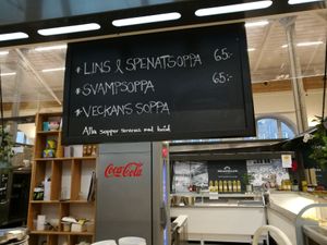 Soups at Vegeriet in Lund