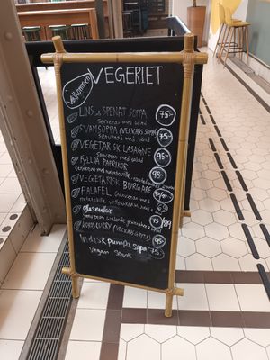 Menu on 23.09.2023 at Vegeriet in Lund