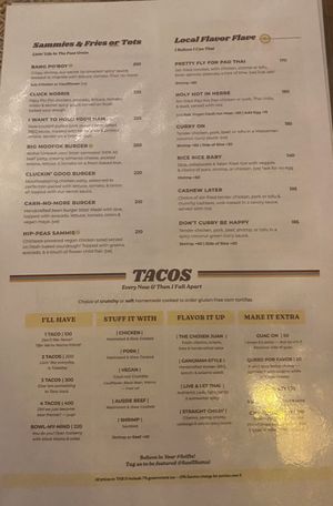 Menu   at Swell in Koh Samui