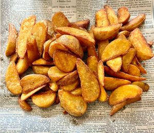 Spiced wedges  at Manhattan Burger  in Berlin