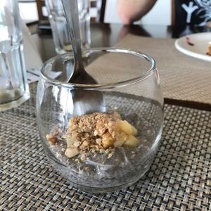 Vegan dessert of the day at Mahatma Gourmet in Curitiba