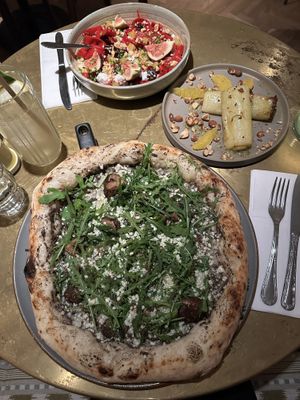 Roasted Leak as a Side   at Vegitalian in Amsterdam