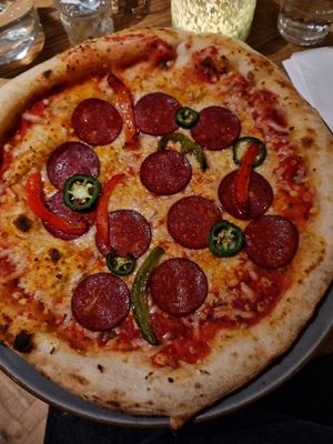 No Pepperoni Pizza at Vegitalian in Amsterdam