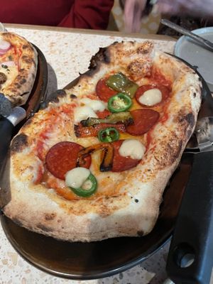 Pepperoni pizza  at Vegitalian in Amsterdam