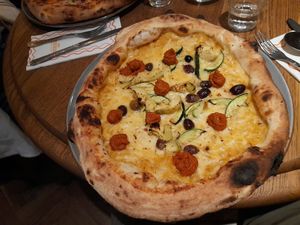 Bell pepper and roasted veggied at Vegitalian in Amsterdam