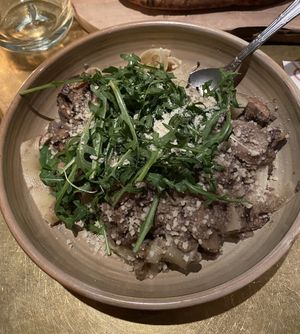 Mushroom pasta 🍄 at Vegitalian in Amsterdam