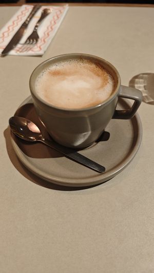 Cappuccino at Vegitalian in Amsterdam