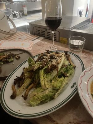 Vegan caesar salad   at Vegitalian in Amsterdam