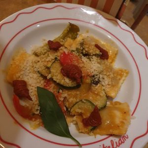 Vegan ravioli at Vegitalian in Amsterdam