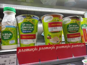 Yoghurts at Celeiro - Campus de Sao Joao in Porto