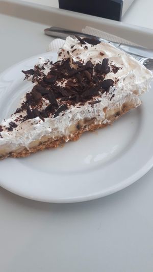 banofee pie (very goood) at Celeiro - Campus de Sao Joao in Porto
