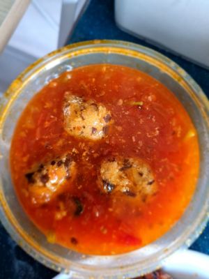 Vietnamese meatball with Bread at Greens and Tofus in Northeast Singapore
