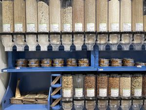 Bulk grains  at Whole Foods Market in Portsmouth