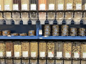 Bulk legumes and granolas  at Whole Foods Market in Portsmouth