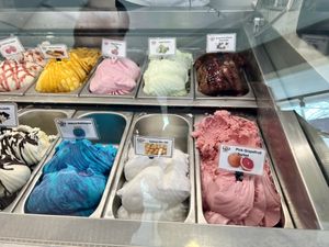 5 vegan flavours (April 2025)   at Miele's Gelateria - Inverness in Inverness