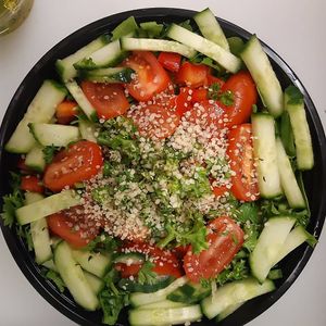 pasta salad at The Green Eatery in Milton