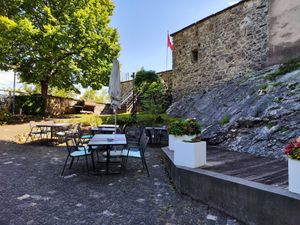 Courtyard at Schloss Sargans in Sargans