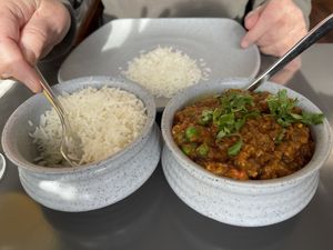 Eggplant curry   at 29 Sweets in Christchurch