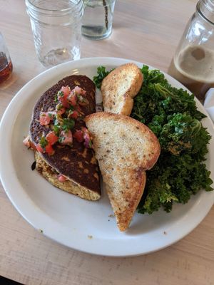 Mexican omlete at From Seed to Sprout in Avon By The Sea