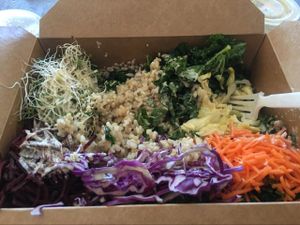 Salad Bowl to go at From Seed to Sprout in Avon By The Sea