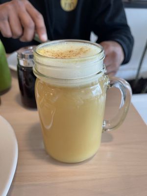 tumeric latte  at From Seed to Sprout in Avon By The Sea
