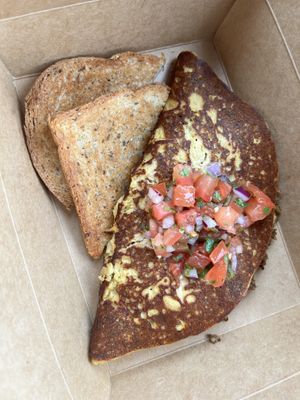 Mexican omelette   at From Seed to Sprout in Avon By The Sea