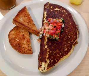 Magical Mexican omelet, fluffy! at From Seed to Sprout in Avon By The Sea